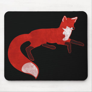 Vintager Entwurf Mousepad Fox