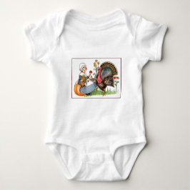 Vintager Erntedank Baby Strampler