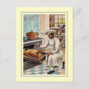 Vintager Erntedank Feiertagspostkarte