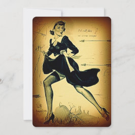 Vintager Erntedank Quaker Pilgrim Button Up Girl Feiertagskarte