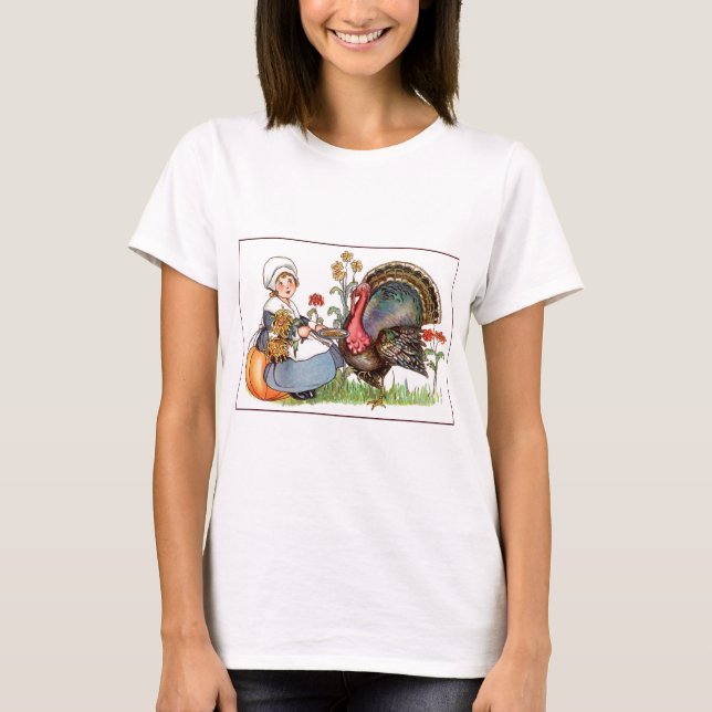 Vintager Erntedank T-Shirt (Vorderseite)