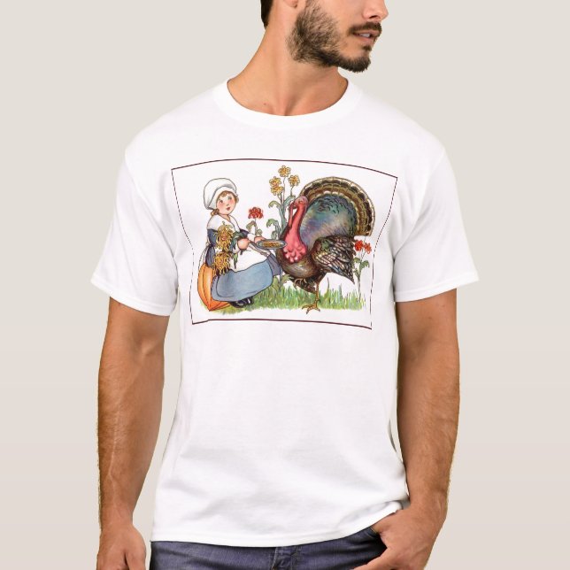 Vintager Erntedank T-Shirt (Vorderseite)
