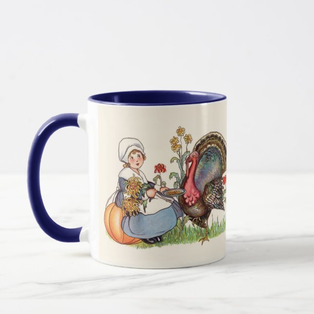 Vintager Erntedank Tasse (Links)
