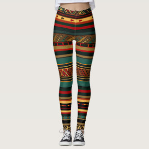 Vintager ethnischer Charm Leggings