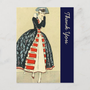 Vintager europäischer Militärstil Postkarte