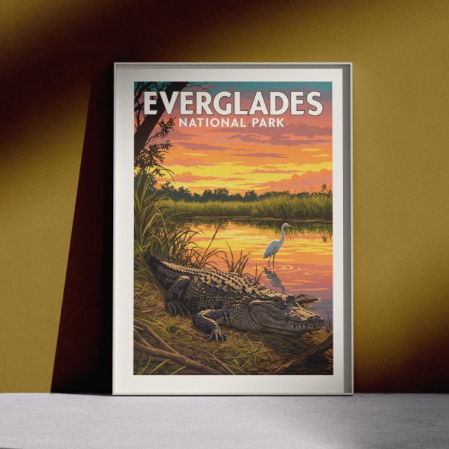 Vintager Everglades-Nationalpark Poster (Von Creator hochgeladen)
