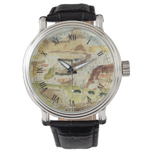 Vintager Expressionismus, Almeria von Walter Grama Armbanduhr