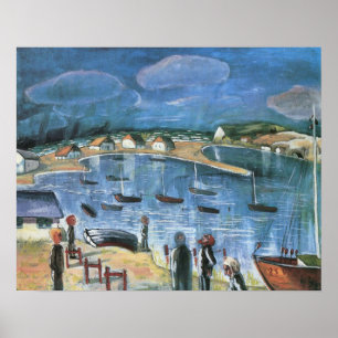 Vintager Expressionismus, Hidensee von Walter Gram Poster