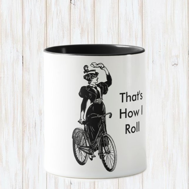 Vintager Fahrradfahrer Tasse (Von Creator hochgeladen)