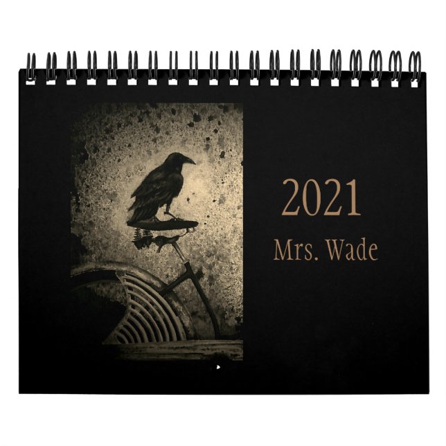 Vintager Fahrradkalender Kalender (Titelbild)