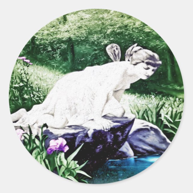 Vintager Fairy Sticker (Vorderseite)