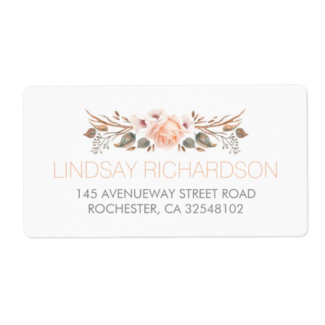 Vintager Fall Rustikale Waldgartenhochzeit (Vorne)