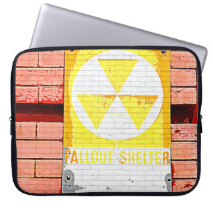 Vintager Fallout Shelter Grunge Laptop-Computer-Sp Laptopschutzhülle