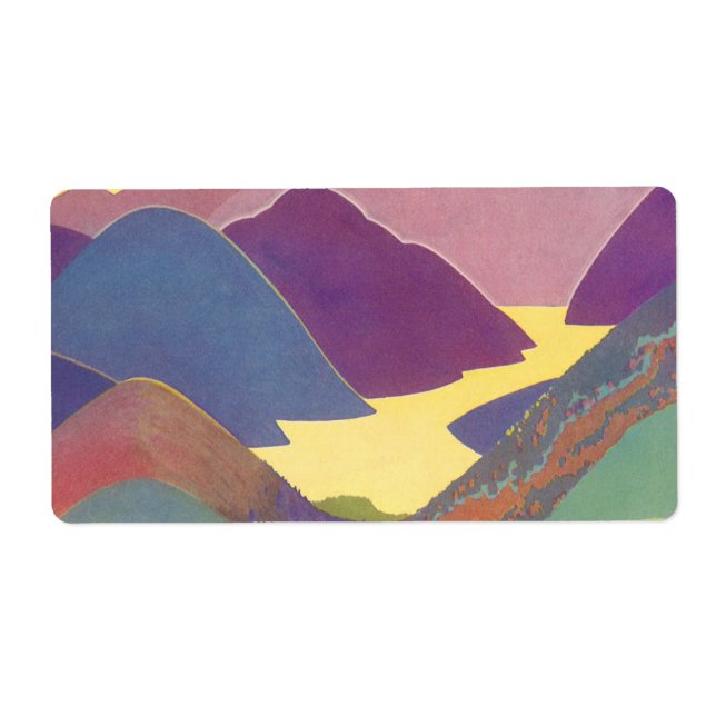 Vintager Familienurlaub, Picnic in den Bergen (Vorne)