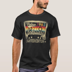 Vintager Februar 1963 60. Geburtstag T-Shirt