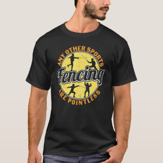 Vintager Fencer aller anderen Sportarten T-Shirt