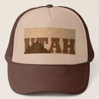 Vintager Fernlastfahrer-Hut Utahs Truckerkappe