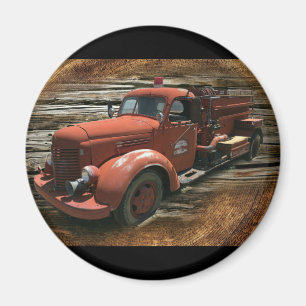 Vintager Feuerzug Magnet