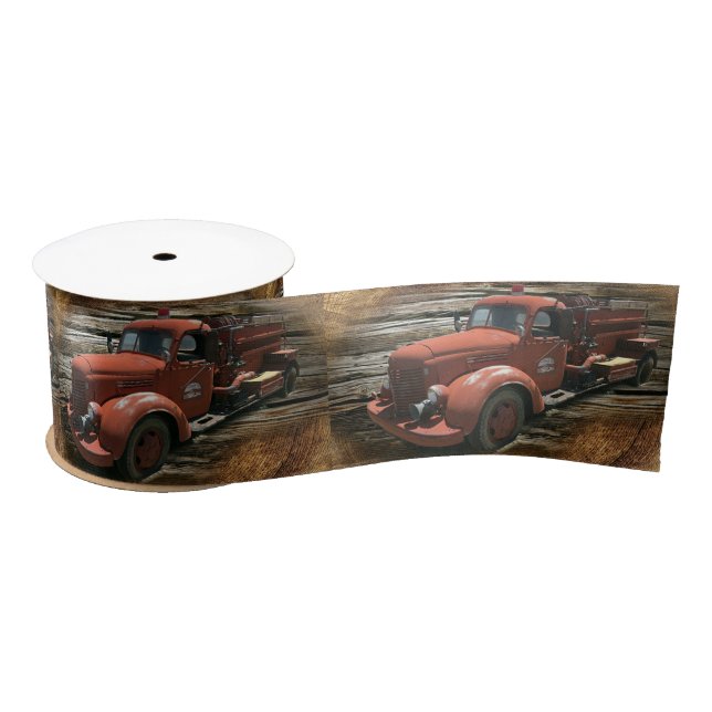 Vintager Feuerzug Satinband (Spule)