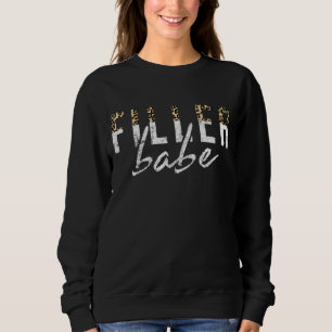 Vintager Filler Babe Leopard Med Wellness-Center N Sweatshirt