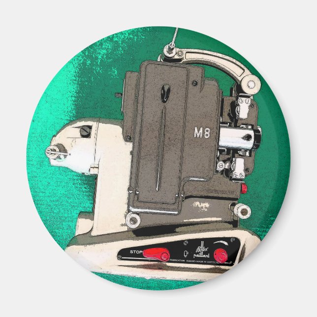 Vintager Filmprojektor Magnet (Vorne)