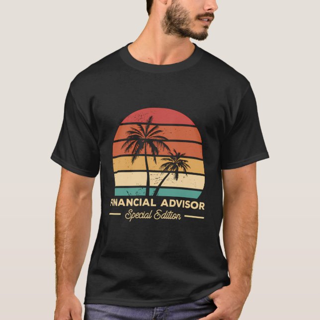 Vintager Finanzberater - Sonderausgabe Finanzen T-Shirt (Vorderseite)