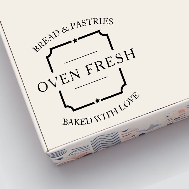Vintager Firmenname Slogan Bakery Permastempel (Von Creator hochgeladen)