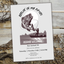 Vintager Fischsee 50. Geburtstag