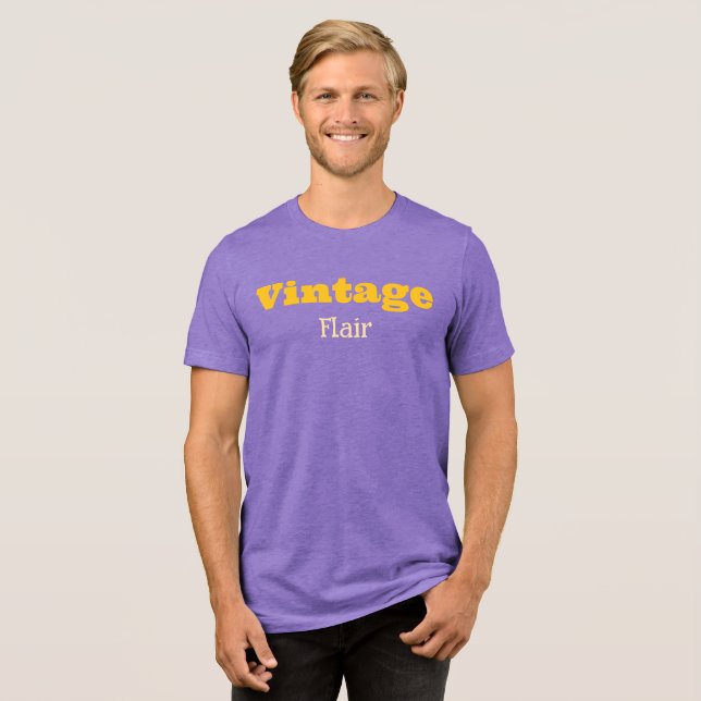 Vintager Flair T - Shirt (Vorderseite voll)