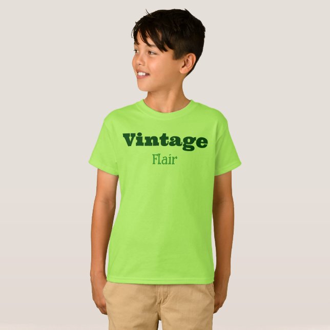 Vintager Flair T - Shirt (Vorne ganz)