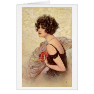 Vintager Flapper mit dunklen Flecken,