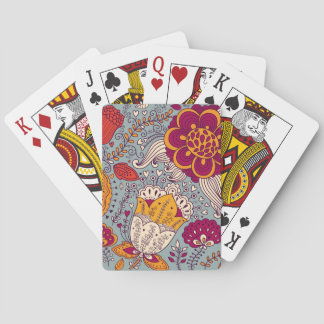 Vintager floraler Elegant Hintergrund Spielkarten