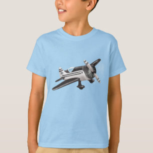 Vintager Flyer: Schwarzweiß T-Shirt