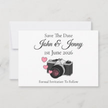 Vintager Fotograf beim Hochzeitstag speichert das