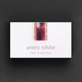 Vintager Fotograf Visitenkarte