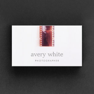 Vintager Fotograf Visitenkarte