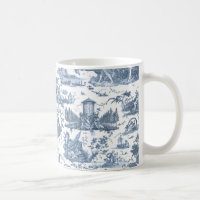 Vintager französischer Chariot von Dawn Toile de J