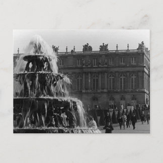 Vintager französischer Palast Versailles Pyramiden Postkarte