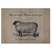 Vintager französischer Schafsalter Muslin Bauernho