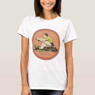 Vintager FrauRower T-Shirt