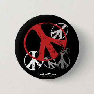 Vintager Friedensknopf Button