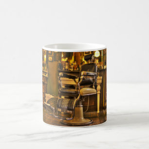 Vintager Friseur Kaffeetasse