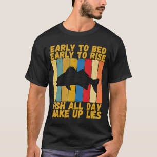Vintager frühe Bettdecke Frühaufstehender Funny St T-Shirt
