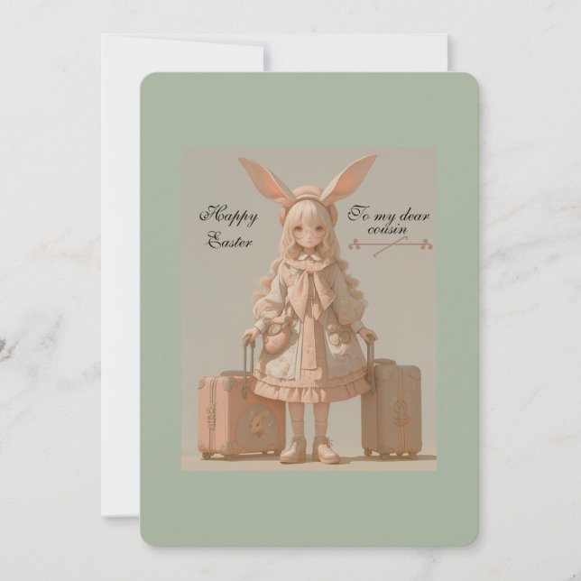 Vintager Frühjahrsfest, Feiertagskarte (Vorderseite)