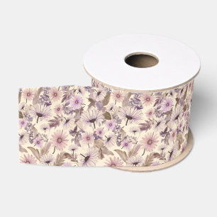 Vintager Frühlingsflor Ripsband