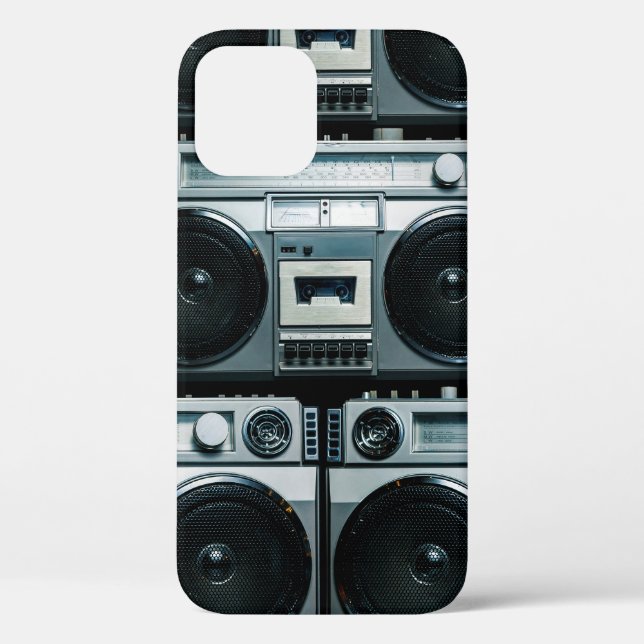 Vintager Funkboomkasten Case-Mate iPhone Hülle (Rückseite)