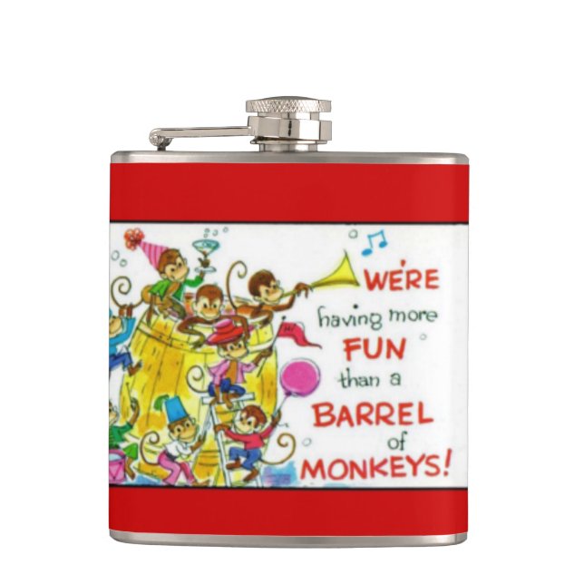 Vintager Funke Flachmann (Vorderseite)