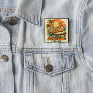 Vintager Funny Trump - Amerikas Golf 2025 Button