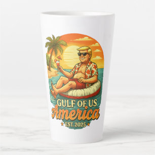Vintager Funny Trump - Amerikas Golf 2025 Milchtasse