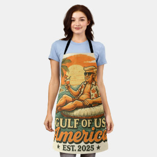 Vintager Funny Trump - Amerikas Golf 2025 Schürze